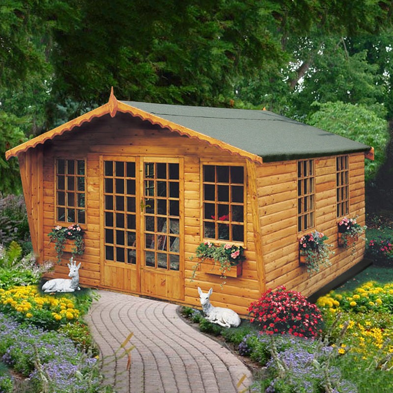 Beaulieu Summer House 10 x 10 - Colchester Sheds And Fencing