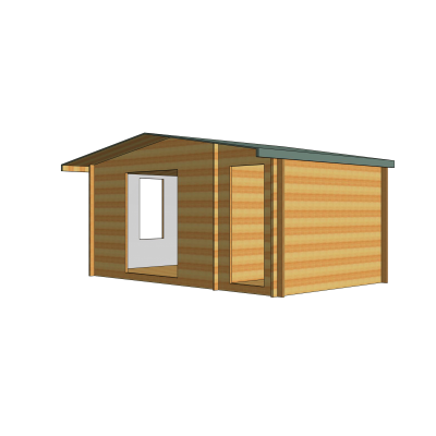 Bourne Log Cabin 16ft G x 10ft