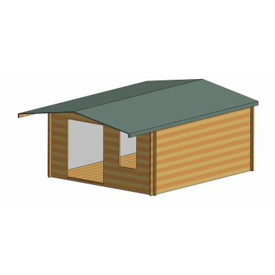 Glenmore Log Cabin 14ft G x 16ft