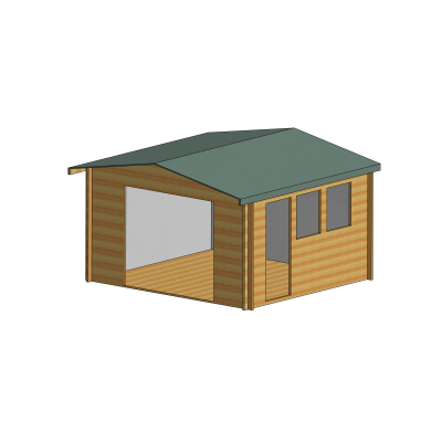 Bradenham Log Cabin 13 x 12ft