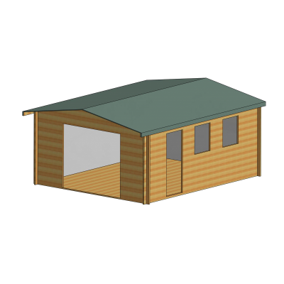 Bradenham Log Cabin 14 x 17ft