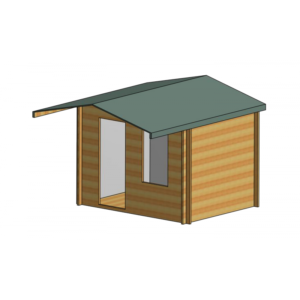Hopton Log Cabin 10ft G x 8ft