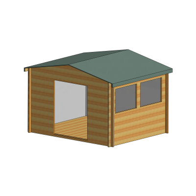 Solway Log Cabin 14 x 14ft