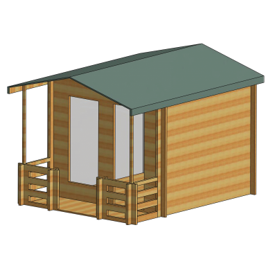 Maulden Log Cabin 8ft x 8ft
