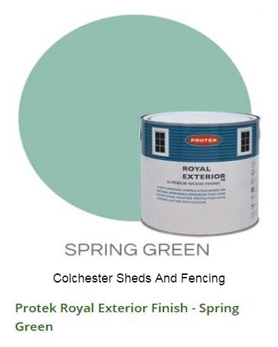 Spring Fill Green Spring Green – Colchester Sheds And Fencing